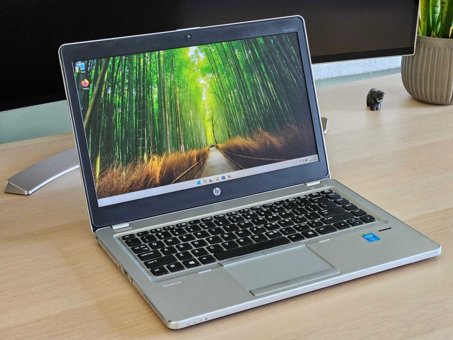 Laptop HP Elitebook Folio 9480m, Intel Core i7, 8GB RAM, 180GB SSD, Win11 Pro, torba