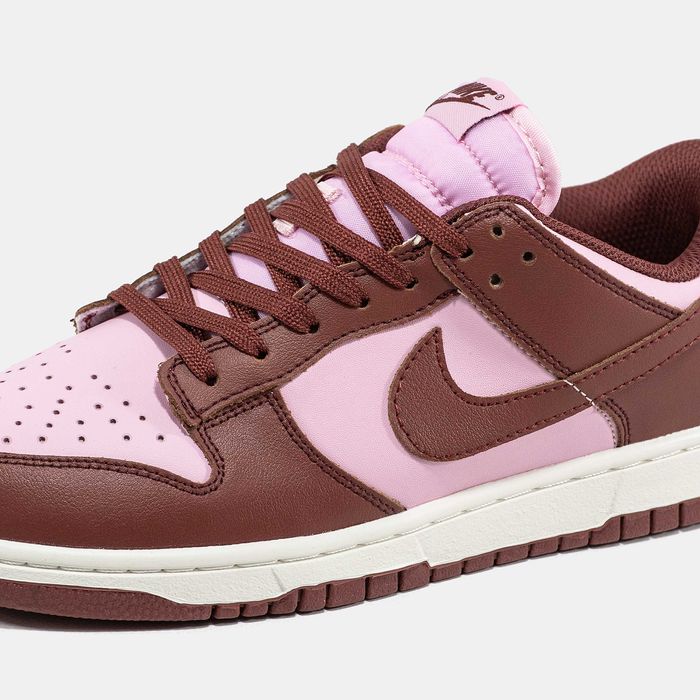 Женские кроссовки Nike SB Dunk Low Brown-Pink. Размеры 36-41