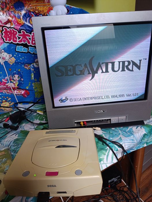 Sega Saturn NTSC-J HST-3220 Biała