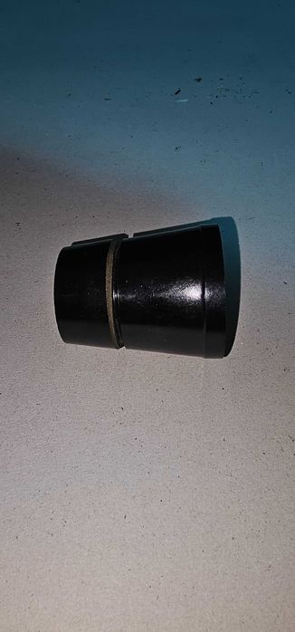 Ebonitowa lampa (oprawa) naścienna (5 sztuk)