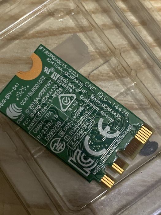 Модуль wi-fi 5 для ноута + bluetooth 4.1 Qualcomm QCA9377