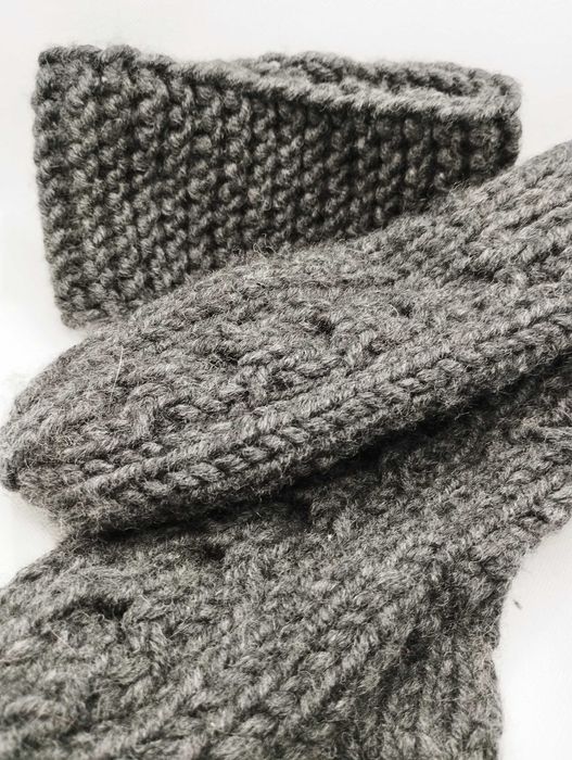 Komplet rękawice + opaska; handmade