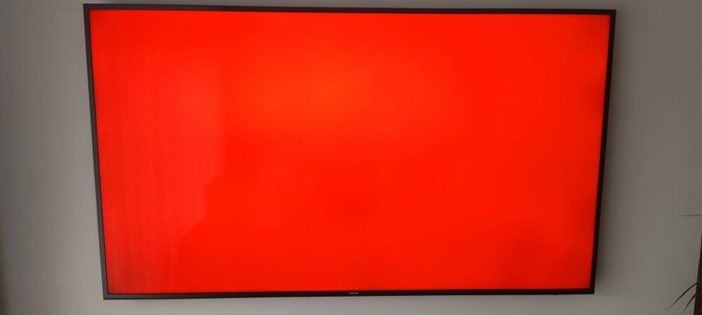 Samsung 75 cali cienie na ekranie