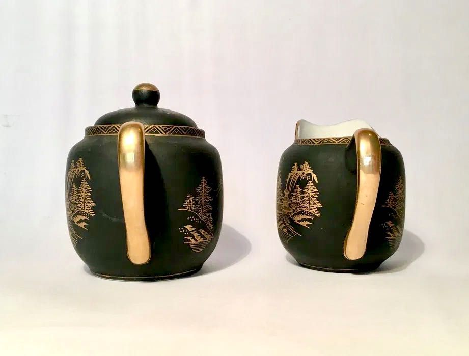 PORCELANA JAPONESA - açucareiro e leiteira - Mori China