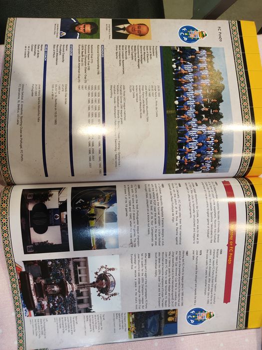 Programa de jogo FC Porto Celtic final taça UEFA 2003