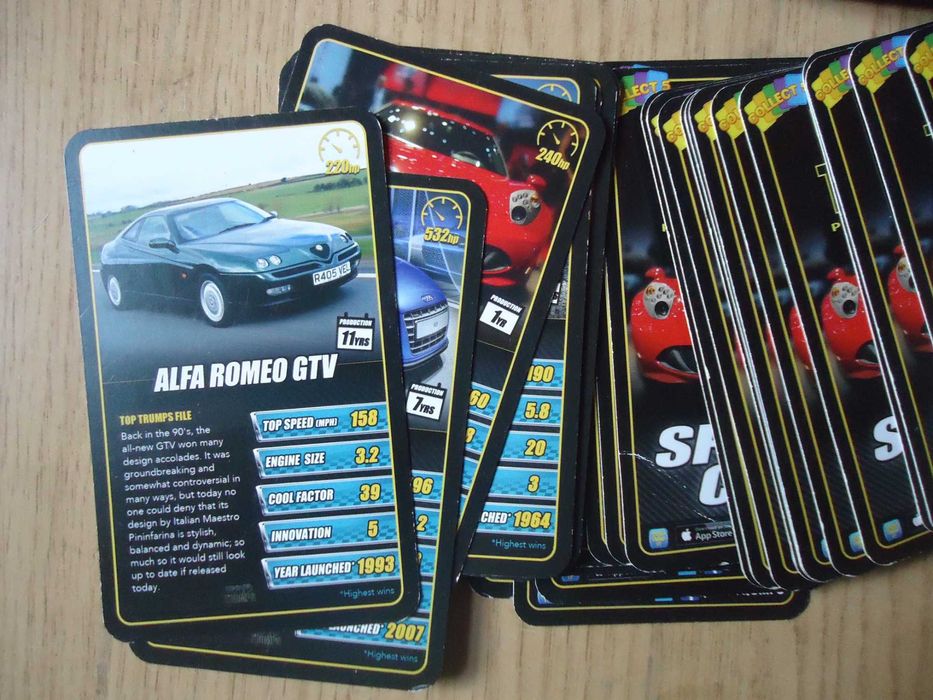Карточная игра Top Trumps выпуск 2006 год