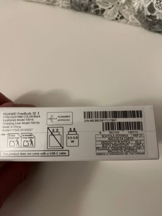 Słuchawki HUAWEI FreeBuds SE 3 Czarny