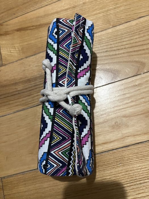 akwarelowe kredki pentel plus pędzle i piórnik