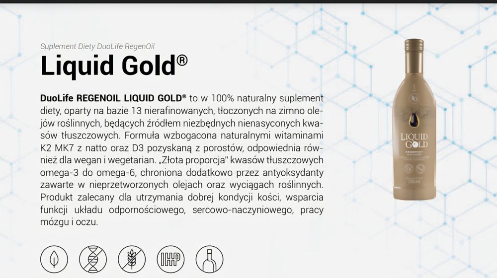 Duolife Regenoil Liquid Gold 250Ml