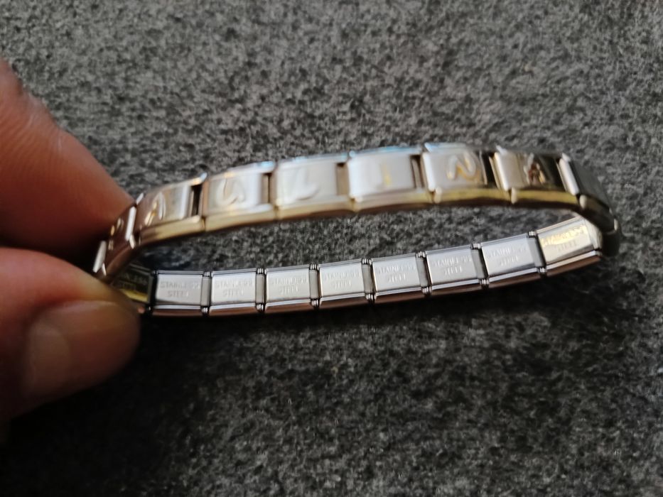 Bransoletka modułowa z imieniem "PAULINA"