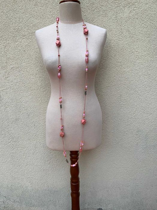 Bardzo długie korale w stylu boohoo 180 cm