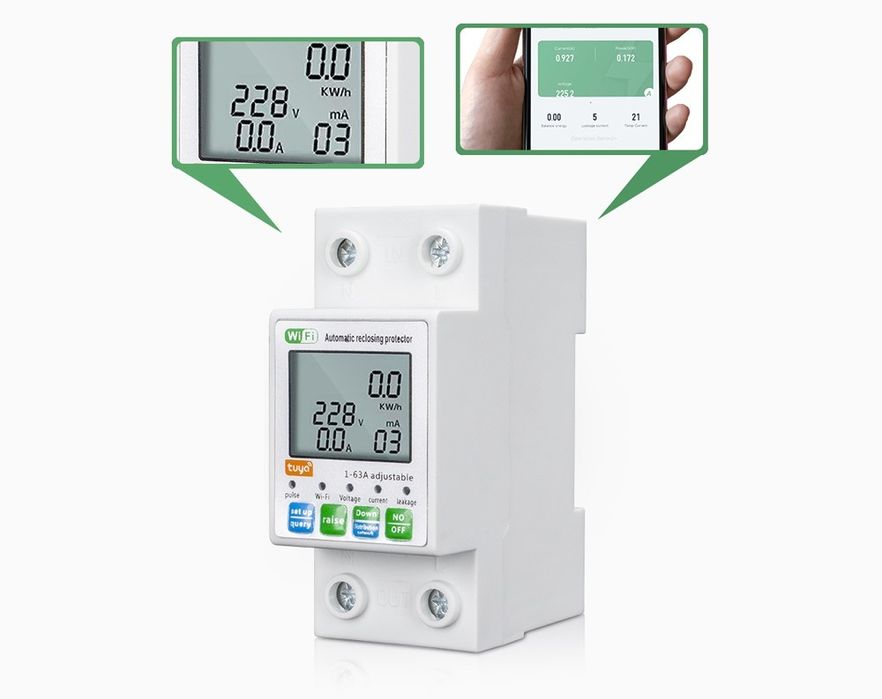 Вимикач автоматичний інтелектуальний, Tuya Smart ZigBee, Реле напруги