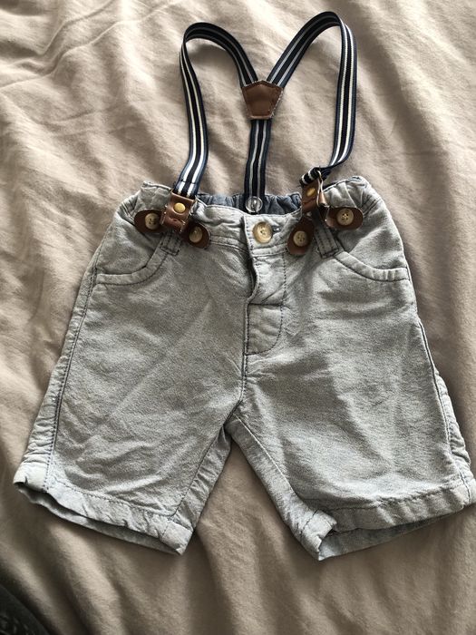Spodenki na szelkach 6 miesięcy
