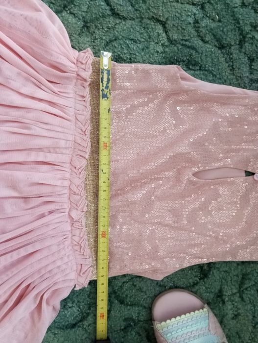 Sukienka buciki komplet dla dziewczynki 92