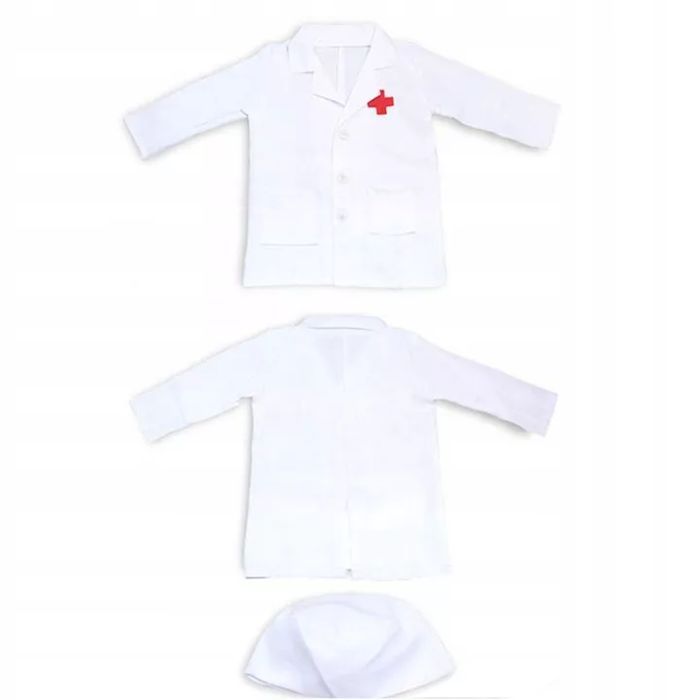 Zestaw Lekarski Biały Akcesoria Przebranie Kostium 218-7B