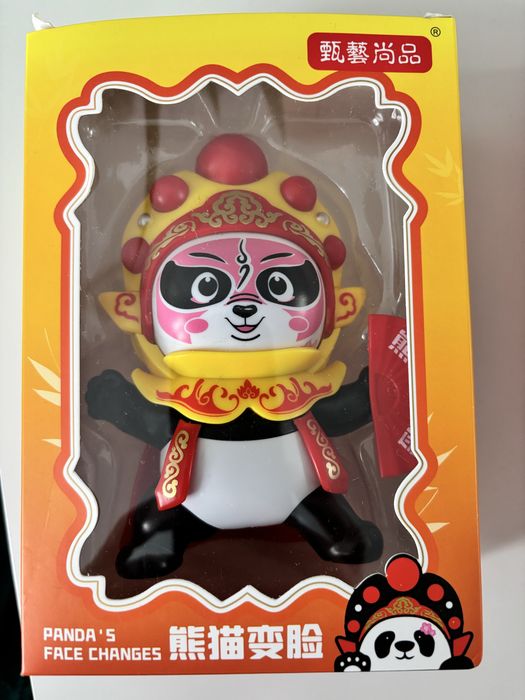 Figurki chińskie, panda, lalka pekińska opera