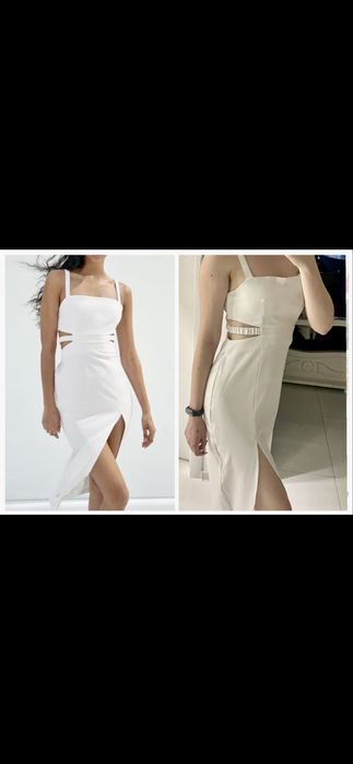 Сукня біла zara, розмір s