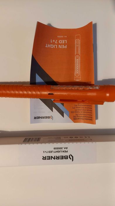 Nowa latarka Berner 200559 Pen Light LED 7+1