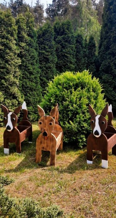 Kwietnik donica doniczka pies 81 cm