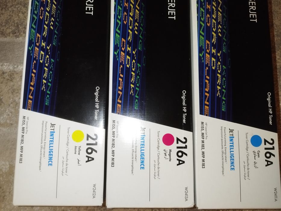 Tonery do HP 183 M183fw 216A oryginały z chip
