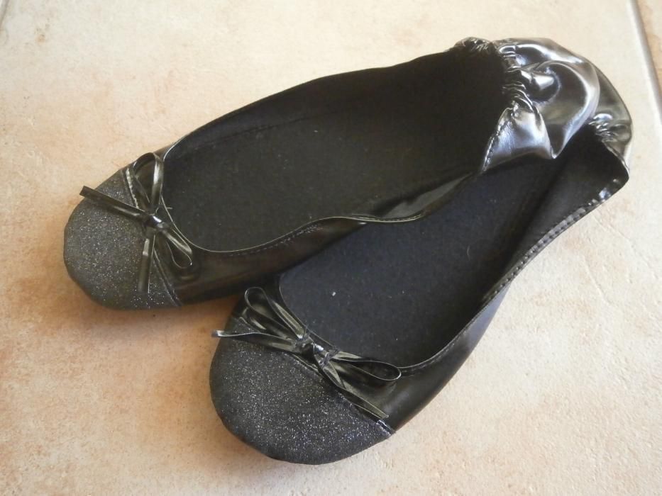 Czarne baletki nowe