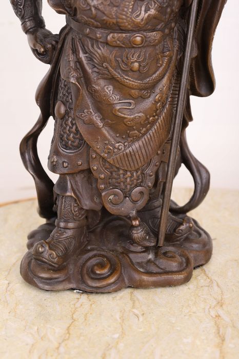 Samurai Figura Z Brązu 26 Cm