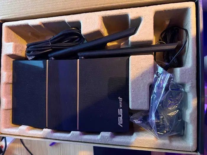 Router Dual-Band ASUS RT-AX57 (Wi-Fi 6 / AX3000) – Como Novo!