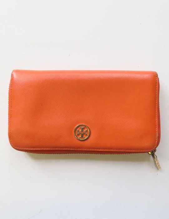 Tory Burch skórzany duży portfel