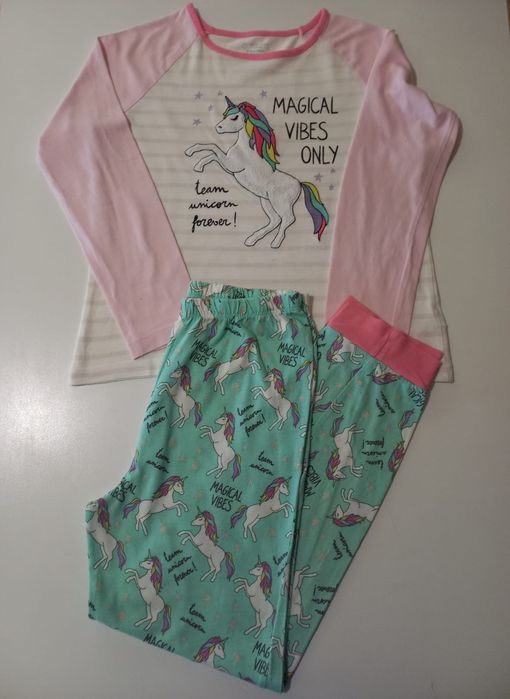 Pijama dos unicórnios 8/9anos