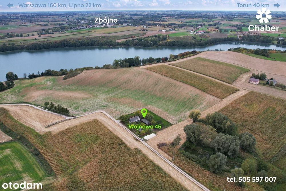 Siedlisko na sprzedaż – działka 4200 m², z widokiem na jezioro