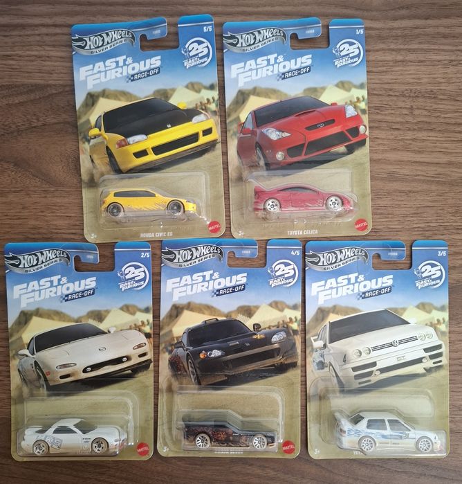 Hot Wheels - Pack 5 - Race Off