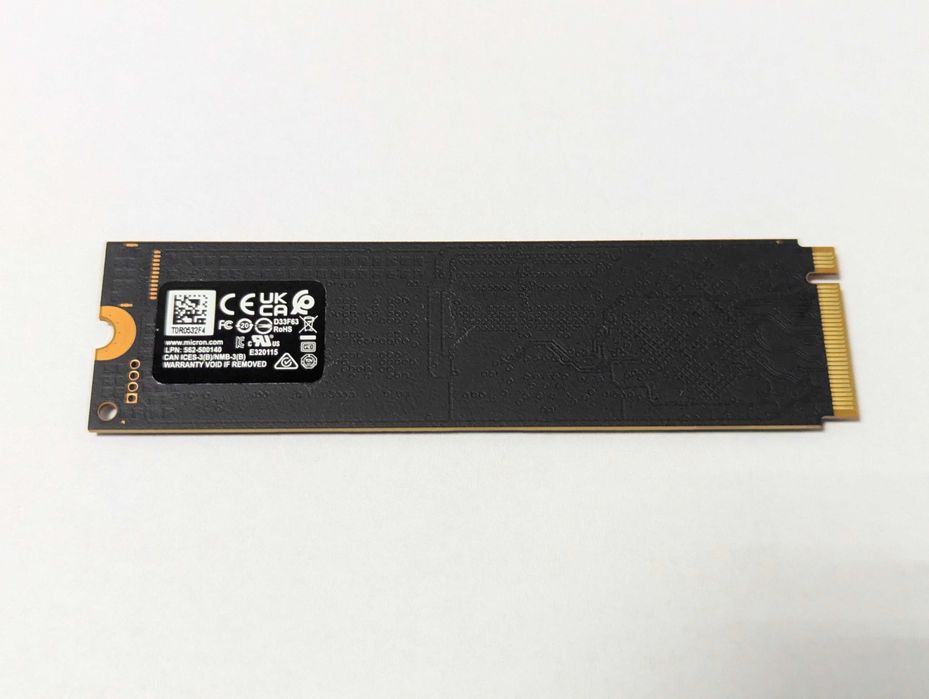Нова 2TB SSD Micron M.2 2280 NVMe PCIe 4.0 x4, 7000 MB/s, Гарантія