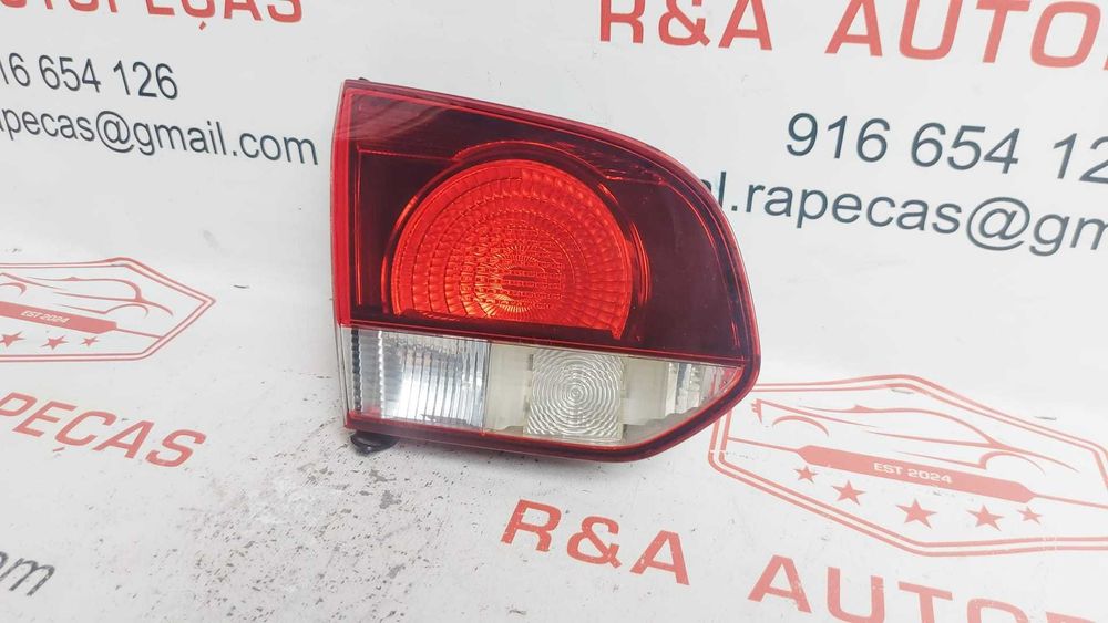 Farolim Trás Traseiro Direito Tampa Mala VW Golf 6 VI Fumado Original