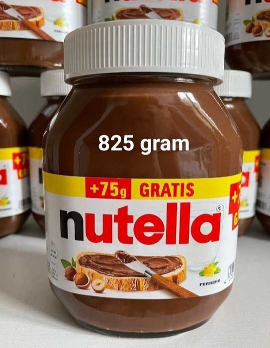 Nutella 825 gram krem czekoladowy 01.11.2026 z Niemiec 5 sztuk