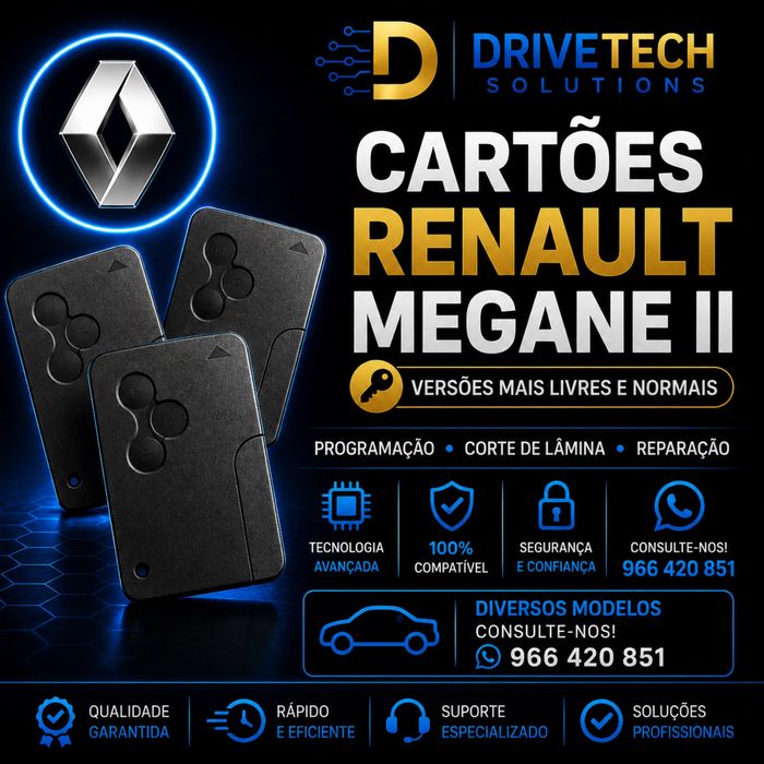 Chave Cartão Renault Megane