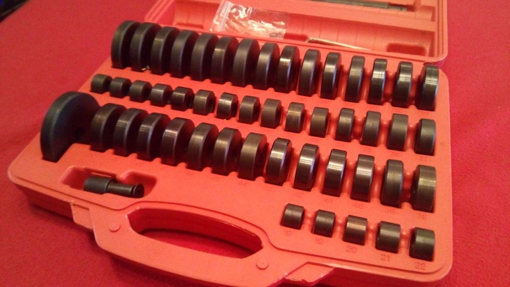 Kit 51 Peças para retirar / colocar rolamentos Bucha De Rolamento