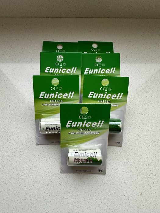 Батарейка Eunicell CR-123 Lithium 3V,