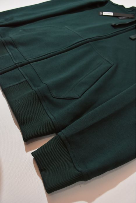 БЕЗ ПЕРЕДОПЛАТИ: Зіп худі Stone Island темно-зелений