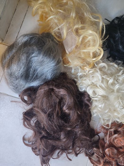 Perucas para carnaval disfarçes máscaras