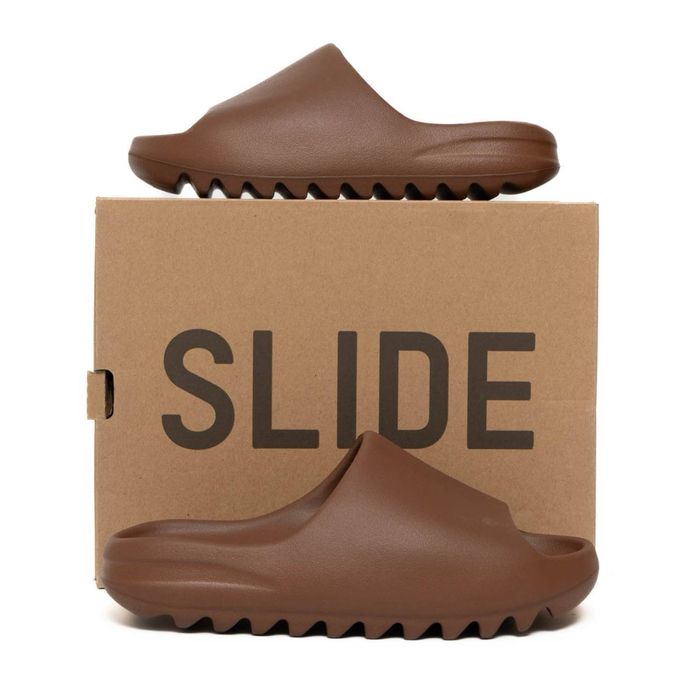 Оригинал Adidas Yeezy  Slide “Flax” Размер: US 10 (44)