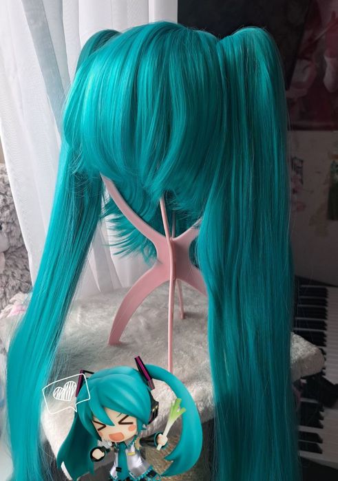Перука Hatsune Miku Хацуне Міку, синя перука, аніме перука