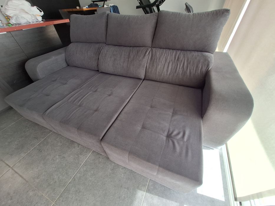 Sofá-cama DUBAI cinza — recolha de 4 a 10 de janeiro