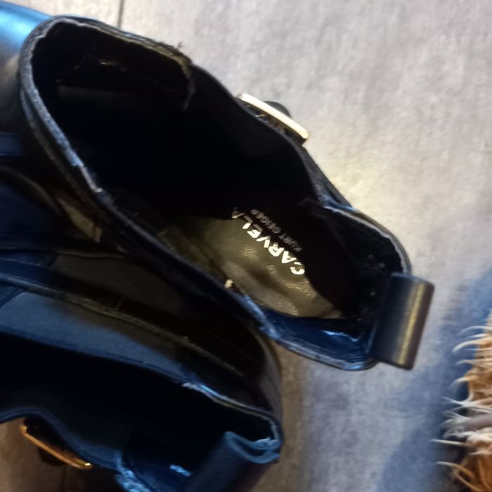Botki skórzane czarne 41 jak nowe Garvela Kurt geiger