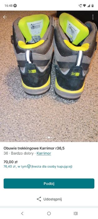 Obuwie trekkingowe Karrimor