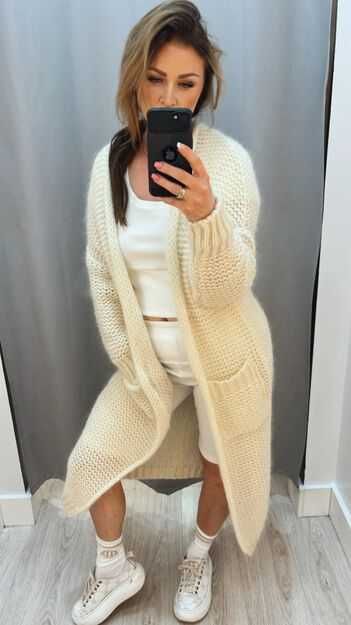 Sweterek Baby Kid mohair merino wool By o la la