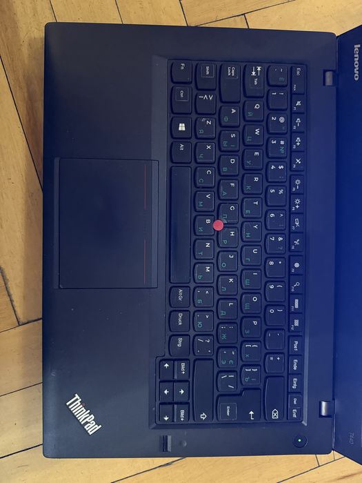 Ноутбук lenovo ThinkPad T440,Core i5-4300U(1.9ГГц),8ГБ DDR3, 120ГБ SSD
