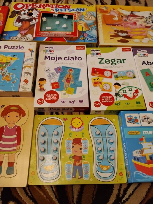 Gry puzzle układanki edukacyjne