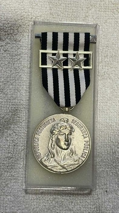 medalha assiduidade PSP 2 estrelas (20 anos)