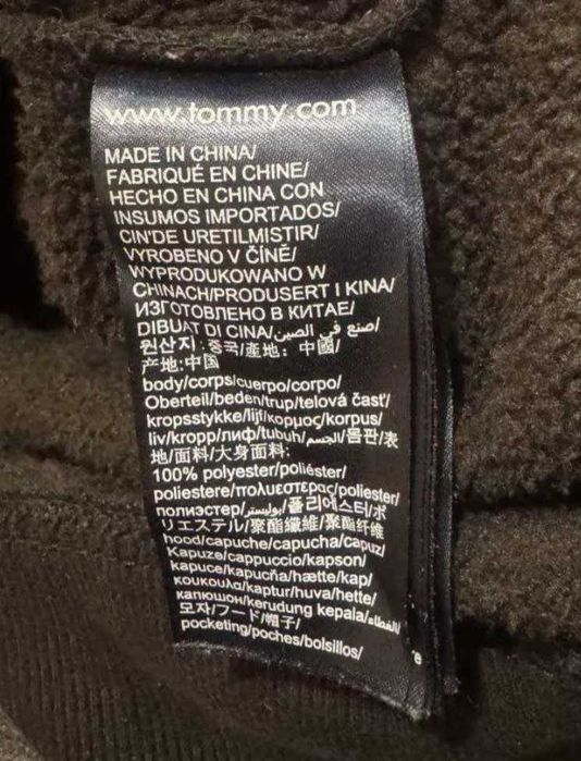 Флісове вінтажне худі від Tommy Hilfiger