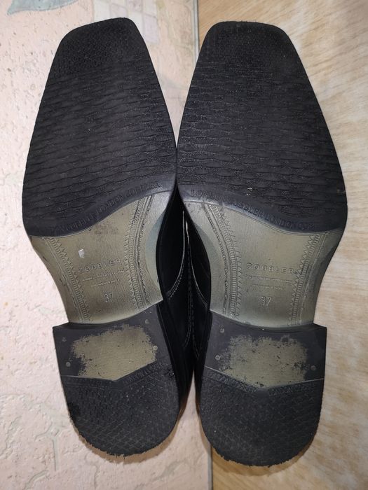 Мужские кожаные туфли (37 размер)